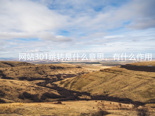 網(wǎng)站301跳轉(zhuǎn)是什么意思，有什么作用？