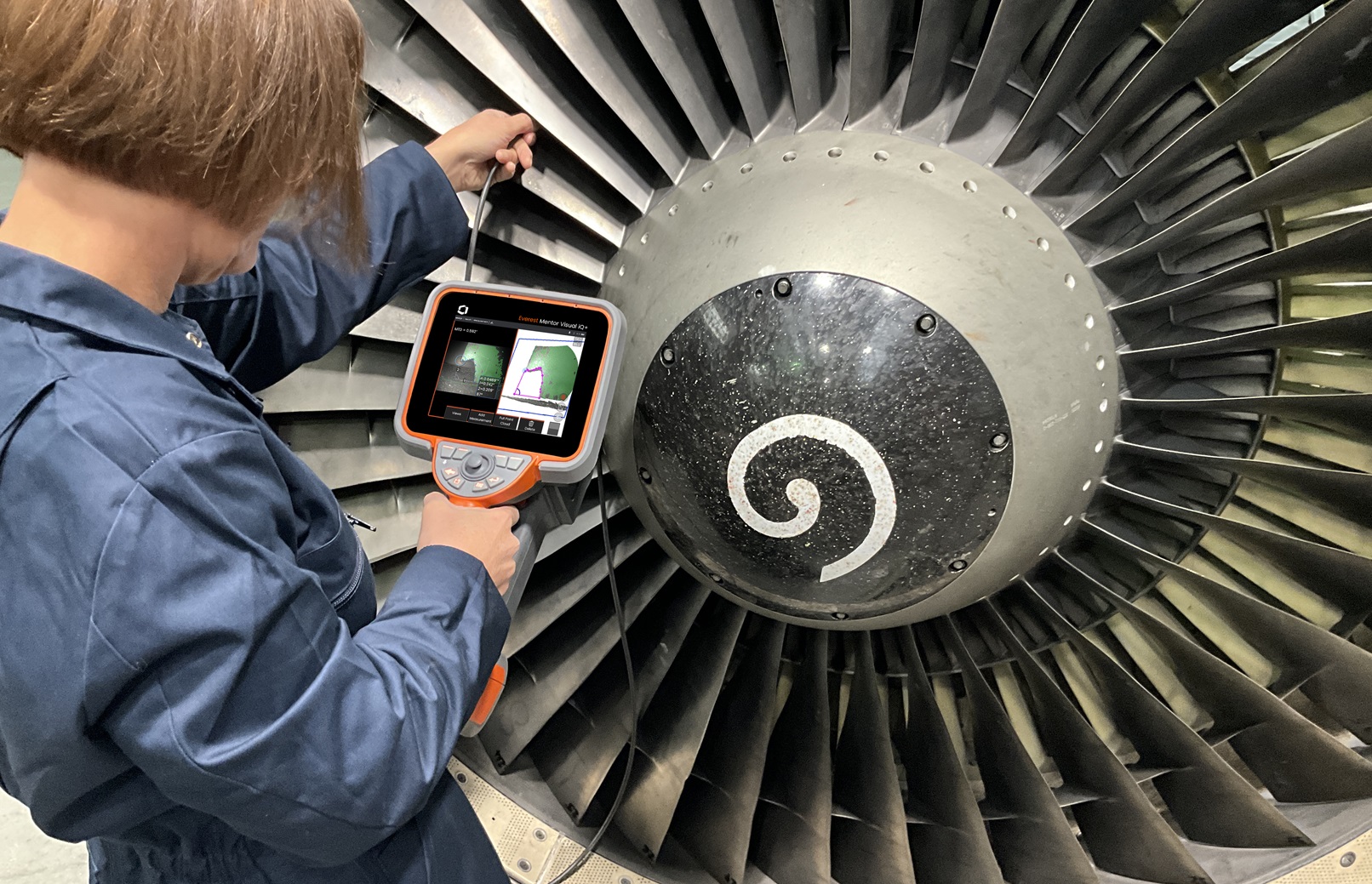 韋林3D測量工業(yè)內(nèi)窺鏡在航空發(fā)動機孔探中的測量應(yīng)用